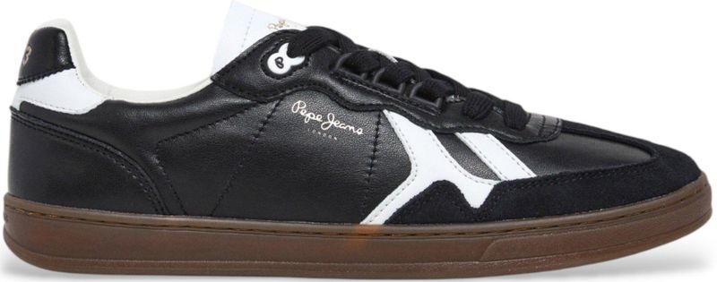 Pepe Jeans - Ball Class - Sneakers - Kleurcontrast - Suède en Gerecycled Leer