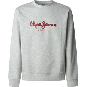 Pepe Jeansvoor mannen. PM582827 Duke Crew Sweatshirt wit (L), Casual, Katoen, Duurzaam