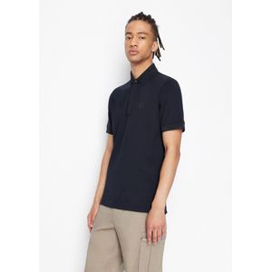 Armani Exchangevoor mannen. 8NZF91ZJ81Z1510 Polo Katoen Klassiek marine (XS), Casual, Korte mouwen, Marineblauw