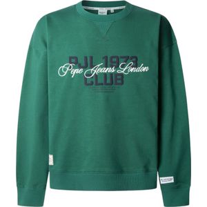Pepe Jeans - PM582847 Talbot Crew - Sweatshirt - Groen - Casual - 100% Duurzaam Katoen