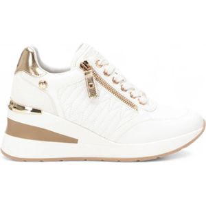 Xtivoor vrouwen. 14307103-BLANCO Trainers 143071 wit (36), 3 tot 5 cm, Ritssluiting, Casual