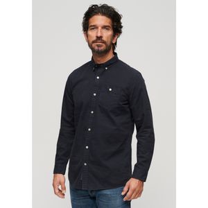 Superdry - M4010680A Merchant Store - Overhemd - Marineblauw - Katoen - Lange Mouwen