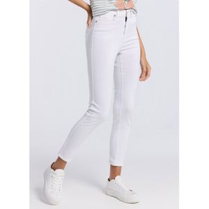Victorio & Lucchino, V&Lvoor vrouwen. 3052751 Jeans | Medium Box - Hoge Taille skinny (33), Casual, Katoen, Denim, Klassiek
