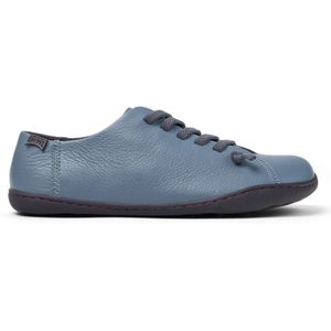 Campervoor vrouwen. K200514-051 Peu Cami Leren Sneakers blauw (40), Leer, Plat, Veters, Casual