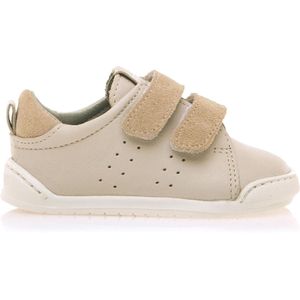 MTNGunisex voor kinderen. 48850 Free Baby Beige Leren Sneakers (22), Leer, 1 tot 3 cm, Klittenband, Casual, kinderkleding