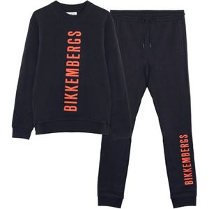 Bikkembergsvoor mannen. BMF0660 Gele sportkleding met logo (M), Casual, Sportief, Geel, Katoen, Meerdere sporten