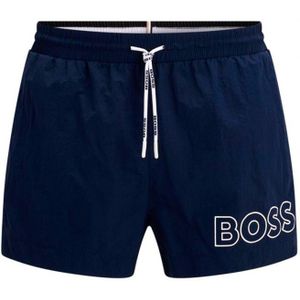 BOSSvoor mannen. 50469280 Zwempak Kort Navy (M), Blauw, Strandkleding, Polyamide, Marineblauw