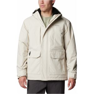 Columbiavoor mannen. 2089181278 Sherpa gevoerde jas Landroamer beige (S), Casual, Nylon, Lange mouwen