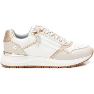 Xti - 14353801 - Trainers - Wit - Casual - Plat - Ritssluiting