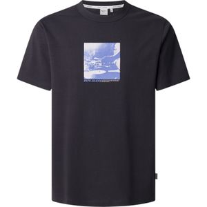 Pepe Jeansvoor mannen. PM509727 T-shirt Donal zwart (L), Casual, Katoen, Korte mouwen, Duurzaam