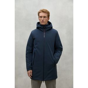 ECOALFvoor mannen. MCMGAJKPASUA0050W24-161 Marine Pasu Jas (L), Casual, Lange mouwen, Gerecycled polyester, Duurzaam, Marineblauw