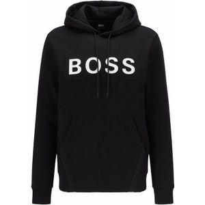 BOSSvoor mannen. 50461617 Sweatshirt Soody 1 zwart (XL), Casual, Sportief, Katoen, Meerdere sporten, Lange mouwen