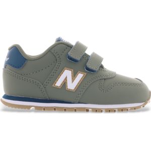 New Balanceunisex voor kinderen. IV500V1 Trainers 500 Hook & Loop wit (20), Plat, Klittenband, Casual, kinderkleding