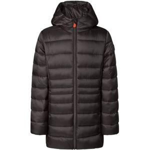 Save The Duckvoor vrouwen/meisjes. J47300G-IRIS19 Bruine Maggy Mantel (12años= 152cm), Casual, Polyester, kinderkleding