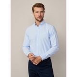 HACKETT - Oxfordoverhemd - Blauw - Katoen - Lange Mouwen