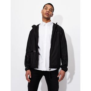 Armani Exchange - Popeline Overhemd - Wit - Katoen - Korte Mouwen