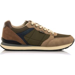 Mustangvoor mannen. 84734 Portland sportschoenen lichtbruin (42), Plat, Veters, Casual