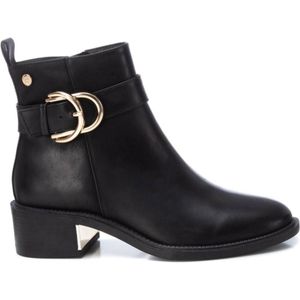 Xtivoor vrouwen. 143103 Enkellaarsjes 143103 zwart (40), 3 tot 5 cm, Ritssluiting, Casual