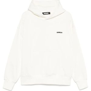 Barrow - S5BWUAHS151 Hoodie - Wit - Katoen - Lange Mouwen