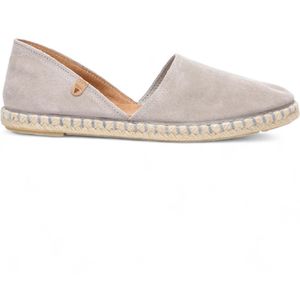 Verbenasvoor vrouwen. 0300580001 Grijze Carmen Leren Espadrilles (37), Leer, Plat, Geen, Casual, Grijs
