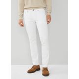 Hackett Londonvoor mannen. HM212606 Contrasterende witte broek (32/32), Casual, Katoen