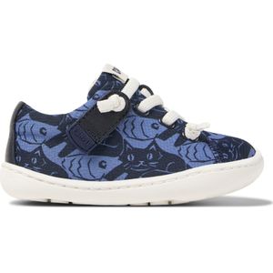 Peu Cami - Leren Sportschoenen - Blauw - K800369-022 - Kinderen