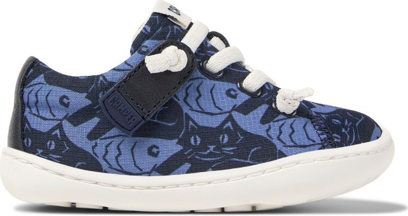 Peu Cami - Leren Sportschoenen - Blauw - K800369-022 - Kinderen