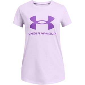 Under Armourvoor meisjes. 1361182 Sportstyle grafisch T-shirt lila (M), Sportief, Meerdere sporten, Korte mouwen, kinderkleding