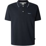 PEPE JEANS - PM542101 - Poloshirt - Marineblauw - 100% Katoen
