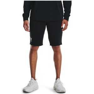 Under Armourvoor mannen. 1361631 UA Rival Badstof Korte Broek Zwart (XS), Casual, Katoen