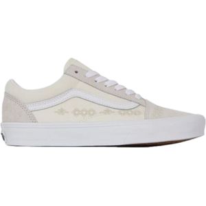 Vansunisex. VN0007NTCDA1 UA Old Skool Leather Sneakers wit (45), Leer, Plat, Veters, Casual