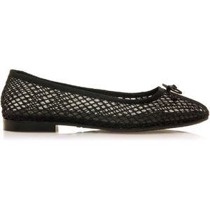 Mustangvoor vrouwen. 54566 Ballerina's Camille Zilver (37), Plat, 1 tot 3 cm, Geen, Casual