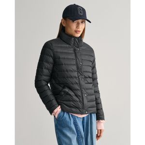 Gantvoor vrouwen. 4700281 Lichtgewicht donsjack zwart (L), Casual, Gerecycled polyester, Duurzaam