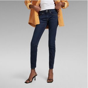 G-Starvoor vrouwen. D05477-B964-A810 Jeans Arc 3D Mid Waist Skinny zwart (28/34), Casual, Katoen, Denim