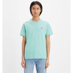 Levi'svoor mannen. 56605-0174 Huismerk Original T-shirt turquoise (XS), Casual, Katoen, Korte mouwen