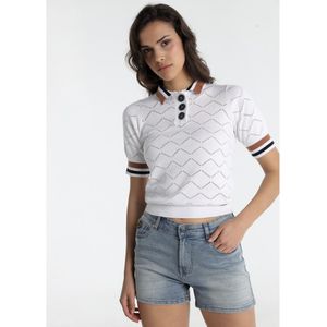 Lois Jeansvoor vrouwen. 217452622 Blauwe denim shorts (26), Casual, Katoen