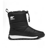 Sorel - Whitney II Plus - Waterdichte Laars - Zwart - Rubber - Microfleece