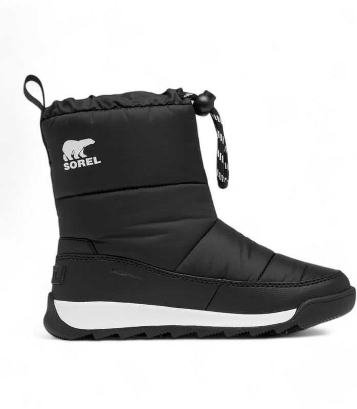 Sorel - Whitney II Plus - Waterdichte Laars - Zwart - Rubber - Microfleece