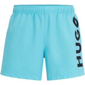 HUGOvoor mannen. 50513980 Abas zwempak turquoise (S), Strandkleding, Polyester