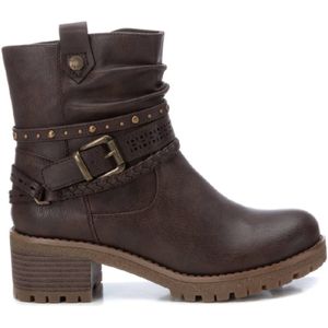 Refreshvoor vrouwen. 17224202-MARRON Enkellaarsjes 172242 bruin (37), 3 tot 5 cm, Ritssluiting, Casual