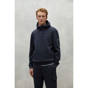 ECOALFvoor mannen. MCMGASTSURAT0390W24-161 Surat marine sweatshirt (S), Casual, Lange mouwen, Gerecycled polyester, Duurzaam, Marineblauw