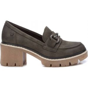 Refreshvoor vrouwen. 17141703-KAKI Mocassins 171417 kaki (41), 5 tot 8 cm, Geen, Casual, Groen, Imitatieleer, Klassiek