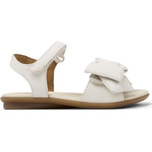 Right Sandal - Sandalen - Wit - Leer - Rubberen Zool - Zelfsluitend