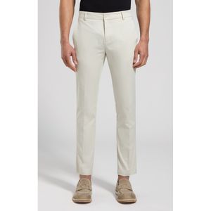 Bikkembergsvoor mannen. BMP0750 Slim Fitted beige broek (50), Casual, Katoen