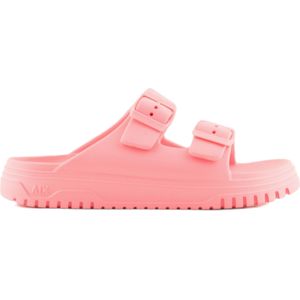 Armani Exchangevoor vrouwen. XDP043XV82101304 Roze teenslippers (40), Plat, Geen, Casual, Strandkleding