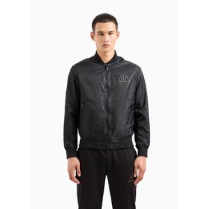 Armani Exchangevoor mannen. 3DZBSAZNUBZ1200 Blouson Jas zwart (M), Casual, Polyamide