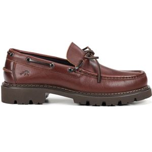 Fluchosvoor mannen. F1322 Douglas Bootschoenen F1322 Medium Bruin (45), Leer, 3 tot 5 cm, Geen, Casual