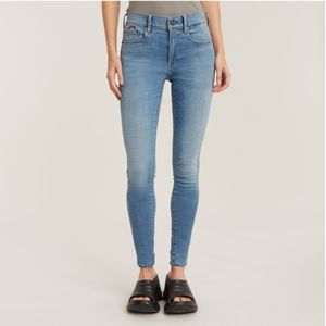 G-Starvoor vrouwen. D05175-C258-G547 Jeans 3301 Skinny wit (31/30), Casual, Katoen, Denim