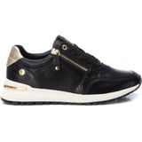Xti - 14320201-NEGRO - Trainers - Zwart - Plat - Ritssluiting - Casual