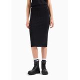 Armani Exchange - Monogram Longuette Rok - Wit - Dames
